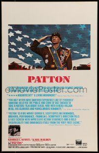 6p460 PATTON WC '70 A Salute to a Rebel, General George C. Scott, World War II classic!