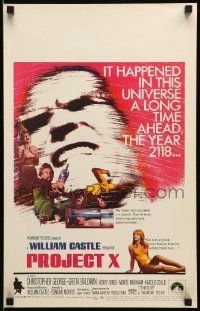 6p472 PROJECT X WC '68 William Castle, Chris George lies frozen in a capsule in the year 2118!