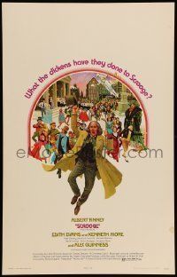 6p488 SCROOGE WC '70 Albert Finney as Ebenezer Scrooge, classic Charles Dickens story!