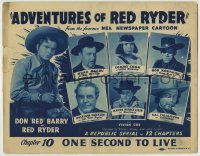 6r014 ADVENTURES OF RED RYDER chapter 10 TC '40 Don Barry with Tommy Cook as Little Beaver!