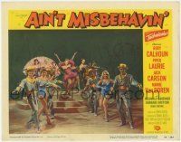 6r363 AIN'T MISBEHAVIN' LC #7 '55 Piper Laurie & Mamie Van Doren in dance production!