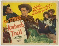 6r022 AMBUSH TRAIL TC '46 Bob Steele, Lorraine Miller, a killer behind every bush!