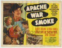 6r028 APACHE WAR SMOKE TC '52 Gilbert Roland, Glenda Farrell, roaring West adventure!