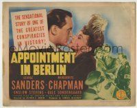 6r029 APPOINTMENT IN BERLIN TC '43 George Sanders, Marguerite Chapman, Onslow Stevens, Nazis!