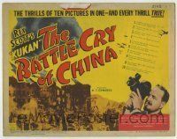 6r038 BATTLE CRY OF CHINA TC '41 Japanese vs China in World War II, thrills of ten pictures in one