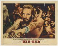 6r386 BEN-HUR LC #7 '60 Charlton Heston is a galley slave on war vessel, William Wyler classic!