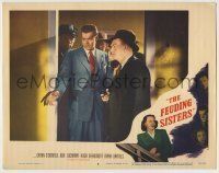 6r430 BURY ME DEAD LC #8 '47 Hugh Beaumont & police arrive at the crime scene, Feuding Sisters!