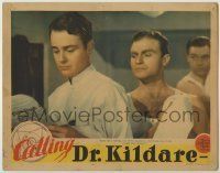 6r434 CALLING DR. KILDARE LC '39 Don 'Red' Barry w/ doctor Lew Ayres in locker room!