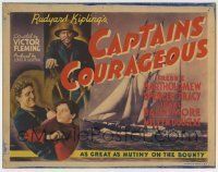 6r048 CAPTAINS COURAGEOUS TC '37 Spencer Tracy, Freddie Bartholomew, Lionel Barrymore, classic!