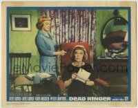 6r494 DEAD RINGER LC #7 '64 great FX image of Bette Davis holding a gun to Bette Davis' head!