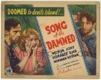 6r081 ESCAPE FROM DEVIL'S ISLAND TC '35 Victor Jory, Florence Rice, Song of the Damned!