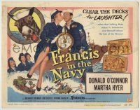 6r093 FRANCIS IN THE NAVY TC '55 sailor Donald O'Connor & Martha Hyer + talking mule!