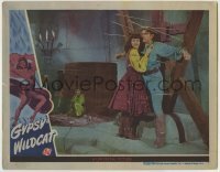 6r559 GYPSY WILDCAT LC '44 Maria Montez rescues John Hall about to be impaled by arrows!