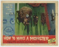 6r578 HOW TO MAKE A MONSTER LC #5 '58 best image of classic monster heads hanging on wall!