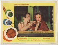 6r581 HUSTLER LC #2 R64 cool image of pool pro Paul Newman sharing cigarette with Piper Laurie!