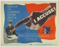 6r125 I ACCUSE TC '58 director Jose Ferrer stars as Captain Dreyfus, huge pointing finger image!