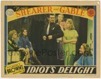 6r586 IDIOT'S DELIGHT LC '39 Clark Gable tells bimboes to get clothes on & knock before entering!