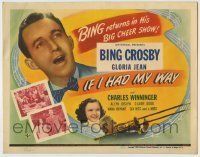 6r129 IF I HAD MY WAY TC R46 Bing Crosby returns in his big cheer show with Gloria Jean!