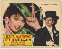 6r141 IT'S LOVE AGAIN TC '36 pretty Jessie Matthews with Robert Young in top hat & tails!