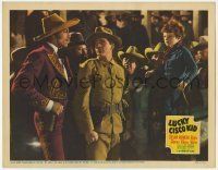 6r663 LUCKY CISCO KID LC '40 close up of Cesar Romero with young Dana Andrews & kid on horse!