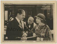 6r673 MAKING A MAN LC '22 c/u of rich Jack Holt & Eva Novak at bank in a story by Peter B. Kyne!