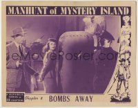 6r681 MANHUNT OF MYSTERY ISLAND chapter 8 LC '45 Linda Sterling is held at gunpoint, Bombs Away!