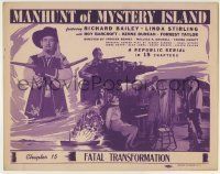 6r177 MANHUNT OF MYSTERY ISLAND chap 15 TC '45 time machine serial, Barcroft, Fatal Transformation!