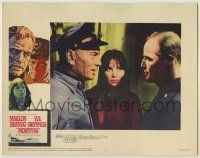 6r715 MORITURI LC #4 '65 c/u of Yul Brynner. Marlon Brando & Janet Margolin, The Saboteur!