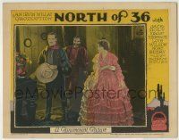 6r737 NORTH OF 36 LC '24 Ernest Torrence laughing behind Jack Holt & pretty Lois Wilson!