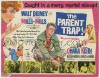 6r209 PARENT TRAP TC '61 Disney, Hayley Mills in dual role, Maureen O'Hara, Brian Keith!