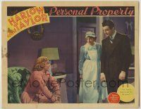 6r761 PERSONAL PROPERTY LC '37 Robert Taylor reminds sexy Jean Harlow that he is the guest!