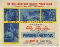6r214 PLATINUM HIGH SCHOOL TC '60 the inside story of a school where money can buy murder!