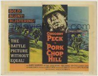 6r216 PORK CHOP HILL TC '59 Lewis Milestone directed, Korean War soldier Gregory Peck!