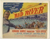 6r230 RED RIVER TC '48 great artwork of John Wayne, Mongtomery Clift, Howard Hawks classic, rare!
