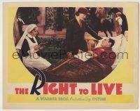6r791 RIGHT TO LIVE LC '35 nurse Peggy Wood reads by Josephine Hutchinson & patient Colin Clive!