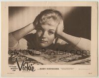 6r841 STORY OF VICKIE LC #7 '58 super close up of beautiful teenage Princess Romy Schneider!