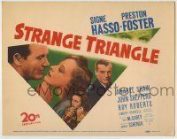 6r274 STRANGE TRIANGLE TC '46 Preston Foster gets involved with married woman and her husband!