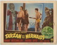 6r854 TARZAN & THE MERMAIDS LC #4 '48 Johnny Weissmuller & Brenda Joyce tied to stake!