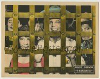 6r901 TRIMMED LC '22 wonderful image of Hoot Gibson & Patsy Ruth Miller laughing behind bars!
