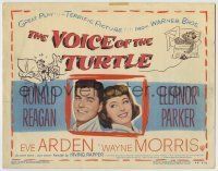 6r327 VOICE OF THE TURTLE TC '48 c/u of smiling Ronald Reagan & Eleanor Parker back-to-back!