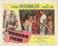 6r929 VOODOO TIGER LC '52 Johnny Weissmuller as Jungle Jim with four sexy island ladies!