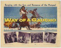 6r330 WAY OF A GAUCHO TC '52 Gene Tierney & Rory Calhoun in the Pampas, Jacques Tourneur!