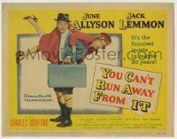 6r346 YOU CAN'T RUN AWAY FROM IT TC '56 Jack Lemmon & Allyson in remake of It Happened One Night