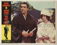 6r988 YOU ONLY LIVE TWICE LC #1 '67 Sean Connery as James Bond in kimono with pretty Mie Hama!