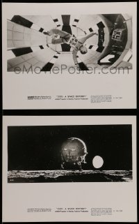 6s898 2001: A SPACE ODYSSEY 2 Cinerama 8x10 stills R74 Kubrick, Dullea in space + moon landing!