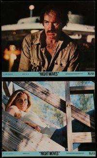6s245 NIGHT MOVES 2 8x10 mini LCs '75 great images of Gene Hackman, sexiest Susan Clark!