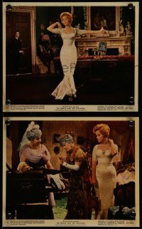 6s251 PRINCE & THE SHOWGIRL 2 color 8x10 stills '57 sexiest Marilyn Monroe in fabulous white dress!