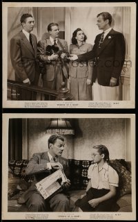 6s969 SHADOW OF A DOUBT 2 8x10 stills R46 directed by Hitchcock,Teresa Wright, Joseph Cotten