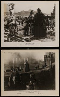 6s980 THAT HAMILTON WOMAN 2 8x10 stills R47 Vivien Leigh kissed by Olivier and w/great background!