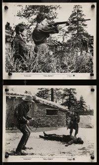 6s994 WILL PENNY 2 8x10 stills '68 cool image of Joan Hackett with rifle and gunfight!
